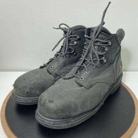 Timberland Pro Pit‎ Boss 6" Steel Toe Work Boot Black Men's Size 13 M - Picture 4 of 11